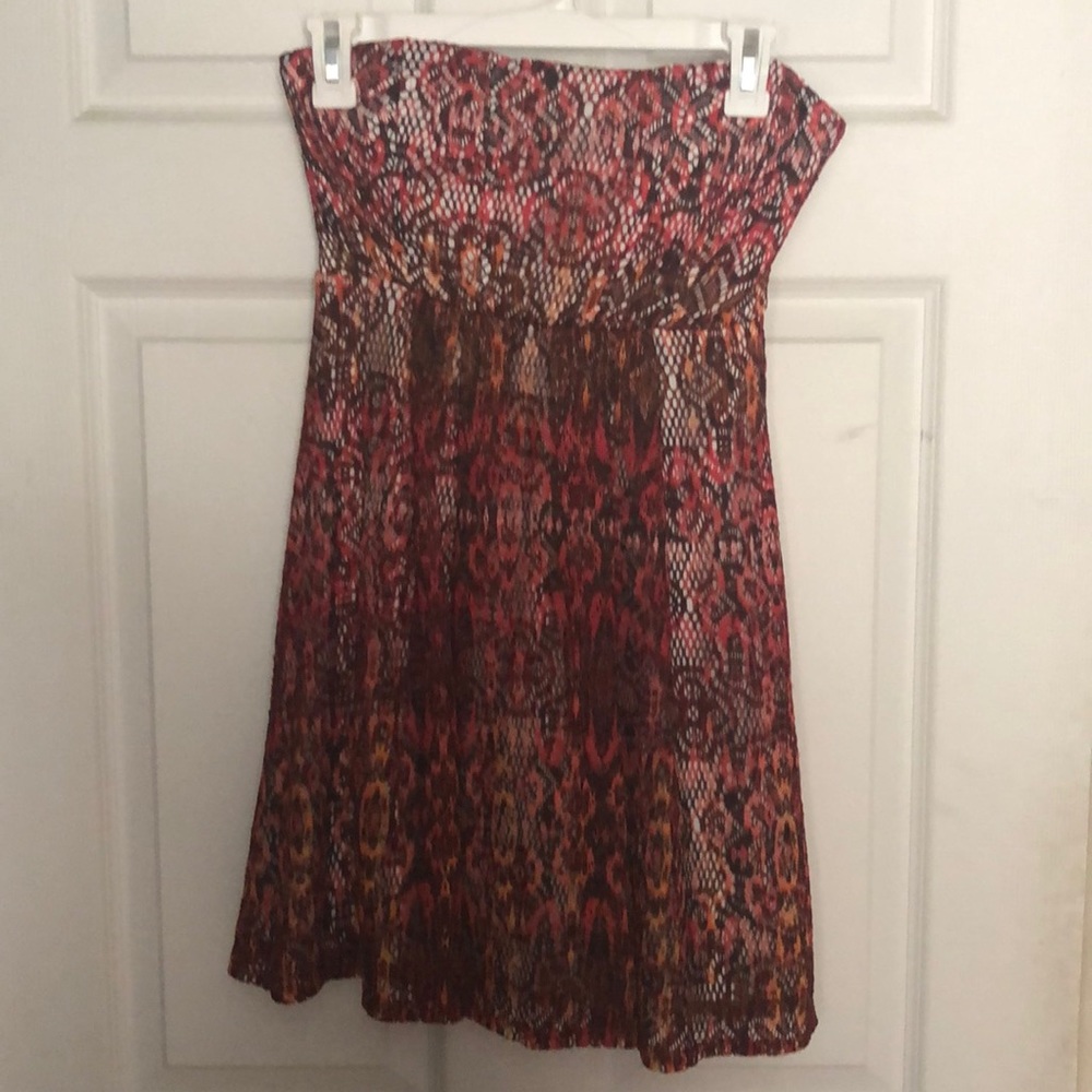 Strapless summer dress